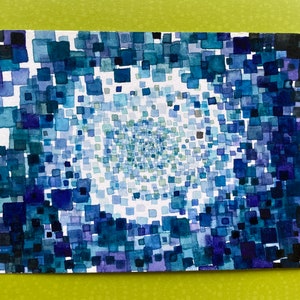 Petites œuvres d'art/Cartes postales : « Obscurité »