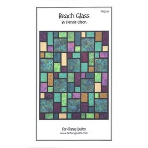 Beach Glass quilt pattern [FFQ034]