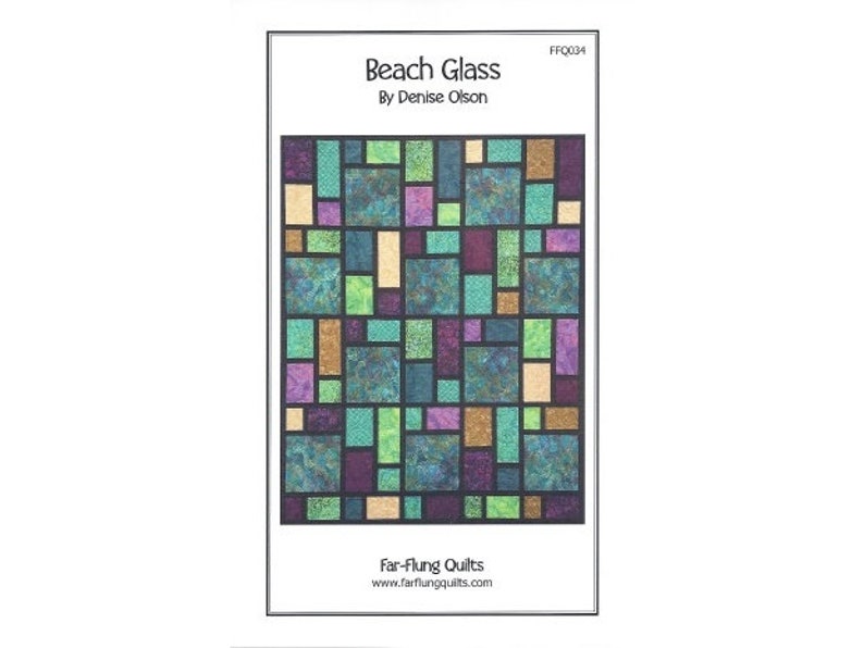 Beach Glass Quilt Pattern Ffq034