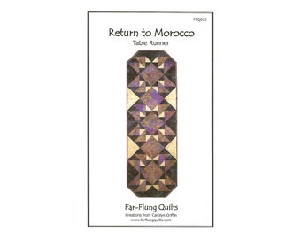 Return To Morocco table runner pattern [FFQ012]