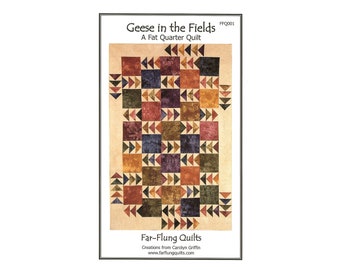 Downloadable Geese In The Fields quilt pattern [FFQ001]