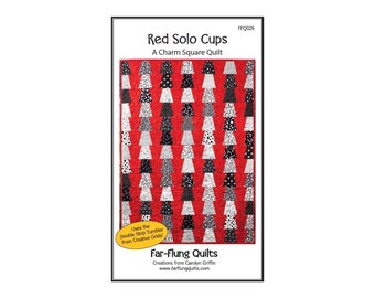Red Solo Cups quilt pattern [FFQ026]