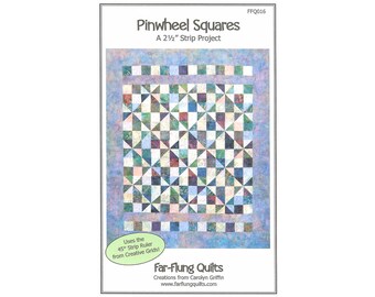 Pinwheel Squares quilt pattern [FFQ016]