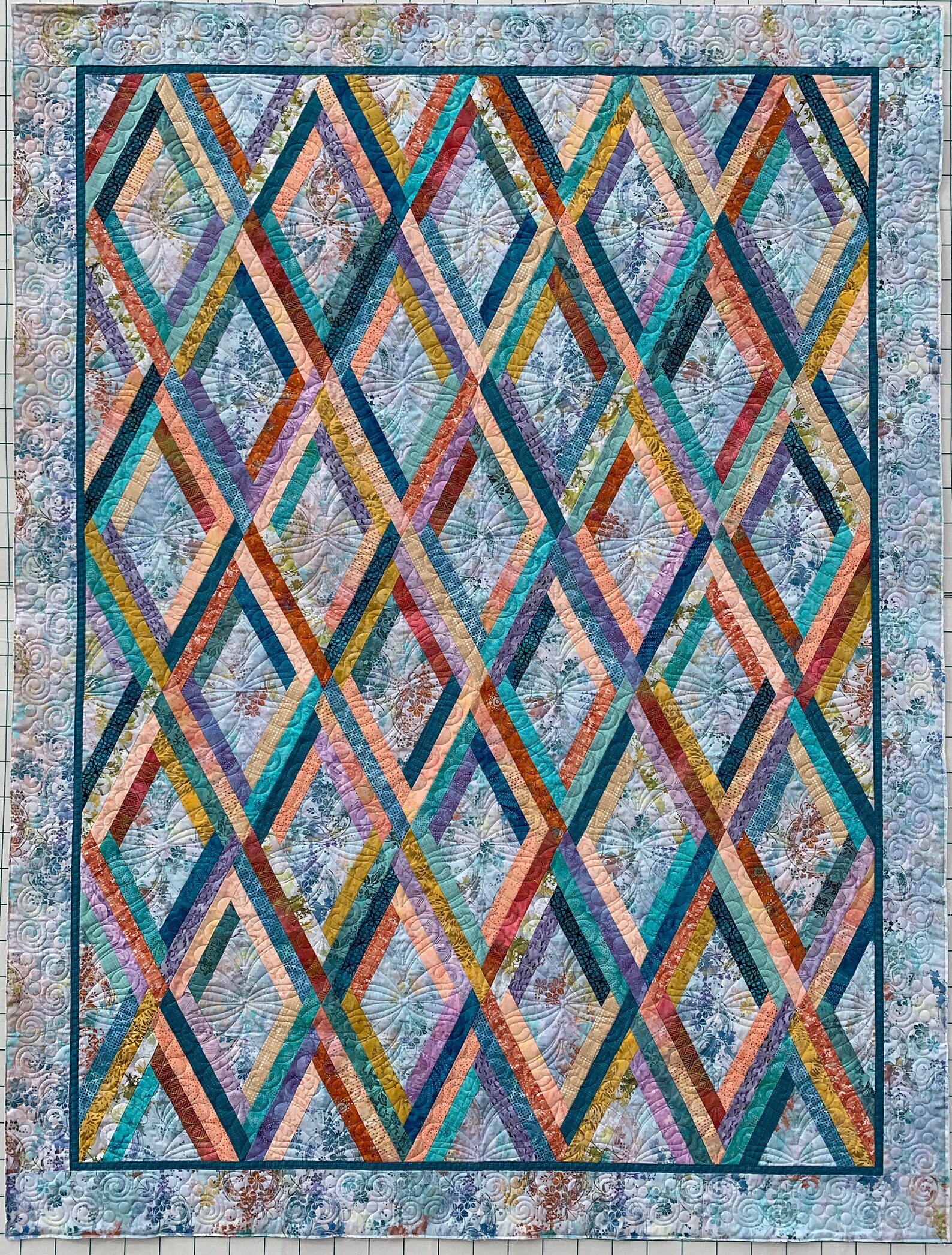 Beveled Diamonds Quilt Pattern FFQ036 Etsy