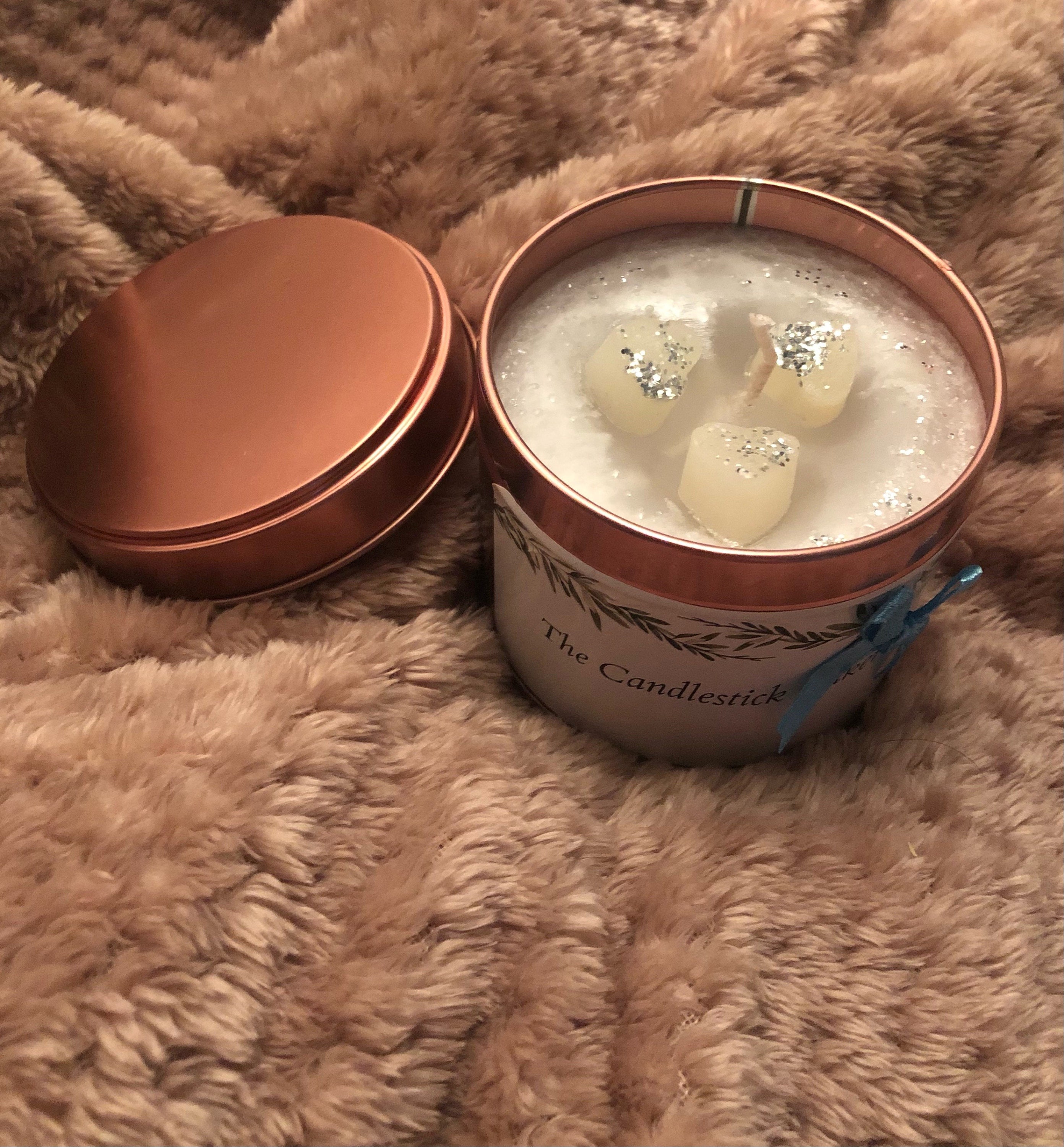 250ml Rose Gold Container Candle Etsy