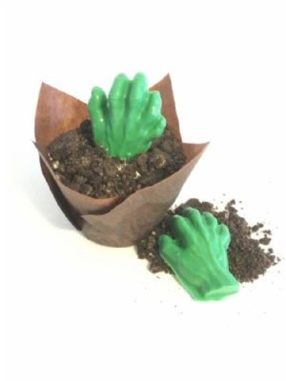Zombie Hand Make Your Own Cupcake Kit Etsy