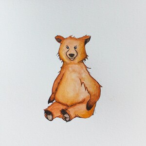 Baby bear illustration