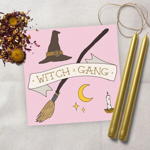 Witch gang witchy illustration print