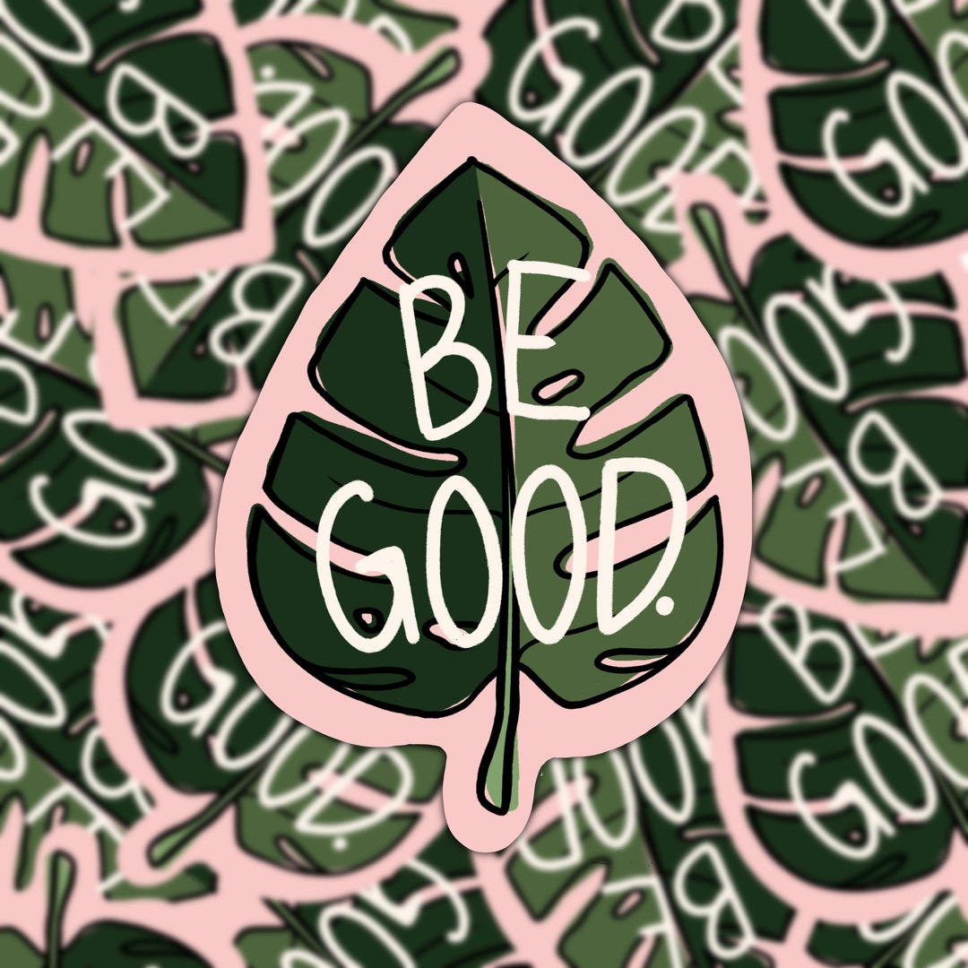 Be Good Weatherproof Vinyl Sticker Feminist Agenda Scrapbook - Etsy