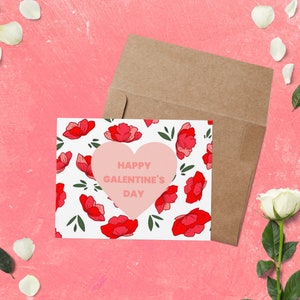 happy galentines day  galentine friends feminist girl valentine gift colorful greeting wish card
