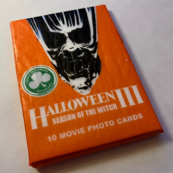 HALLOWEEN 3:Season of the Witch 1982- Custom Retro Trading Card Wax Pack Set of 10 Cards