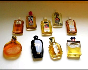 Seltene Vintage Myurgia Parfüm Miniaturen Maja Nueva Maja l'Orgie Flor De Blasons Joya