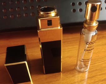 Chanel Coco Vintage Pure Parfum 7.5 refillable Atomiser.  Rarity!