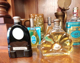 Chypre + Lavender Water set of 2.  L. Schmelzer 1960s Düsseldorf rare perfume Eau de Cologne 100 ml Vintage