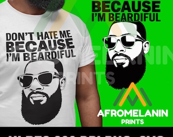 Beardiful SVG PNG | Funny Beard Shirt Design (Digital Download)