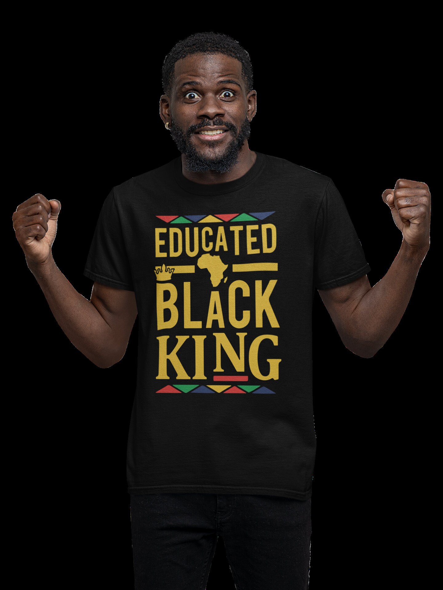 Educated Black Man PNG File | Everyday Design for T-shirts, Mugs and ...