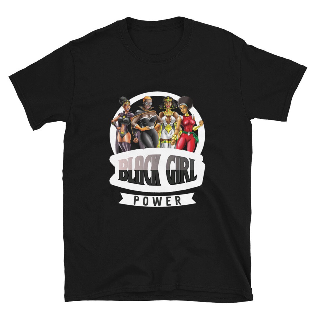 Black Girl Power Shortsleeve Unisex Tshirt by Black Nationalists