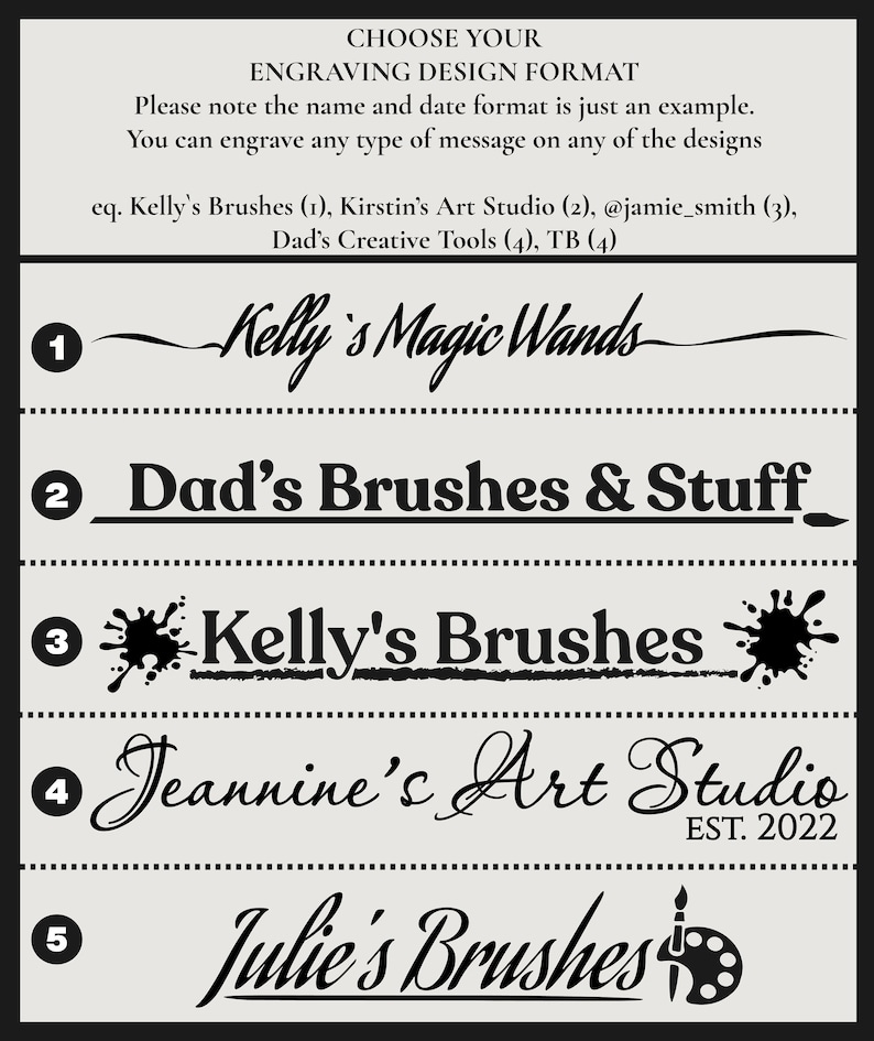 Personalized Paint Brush Holder, Gifts for Artists, Artist Gifts, Painters Gift, Gift for Painter Paint Brush Rest image 4