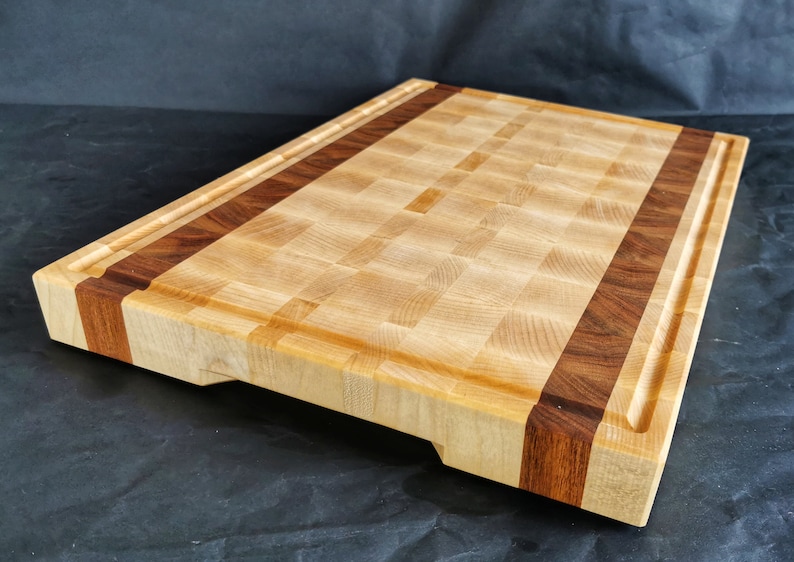 Personalised Maple End Grain Cutting Board Custom Butcher Etsy
