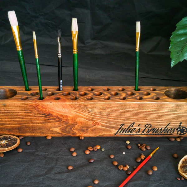 Paint Brush Holder Etsy