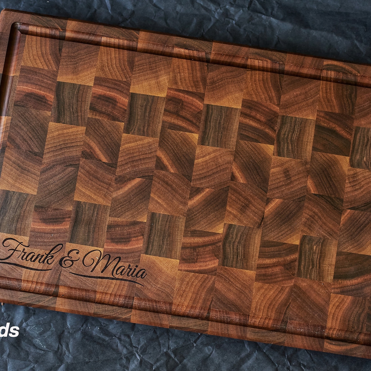Personalized Double-sided Walnut Cutting Board, Reversible Butcher Block End Grain Cutting Boards With Juice Groove - Etsy