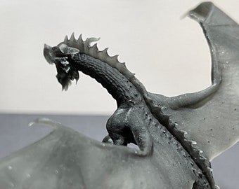 High Quality 3D Printed Flying Dragon Party Cake Topper