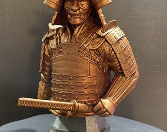 PERSONALISED 3D printed Samurai Warrior Style cake topper.