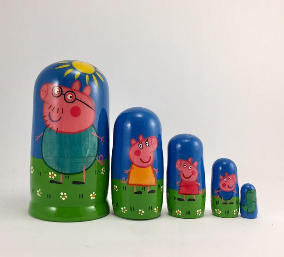 peppa pig nesting dolls