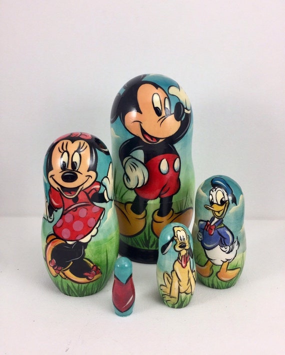 mickey mouse nesting dolls