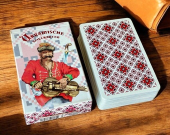 Playing Cards Collectible Ukrainian Large Size 54 Cards  Deck Set Gift from Ukraine