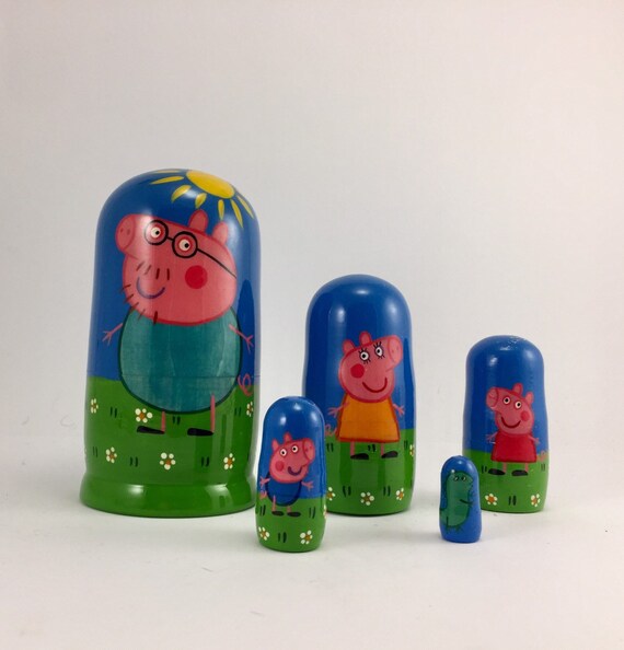 nesting dolls peppa pig
