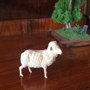 Hand Carved Wooden Figurine,Sheep in Lime Wood , Mutton,Handcrafted Home Decor & Display image 10