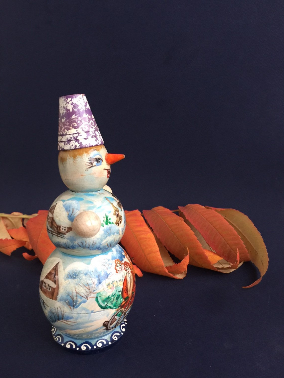 nesting snowman dolls