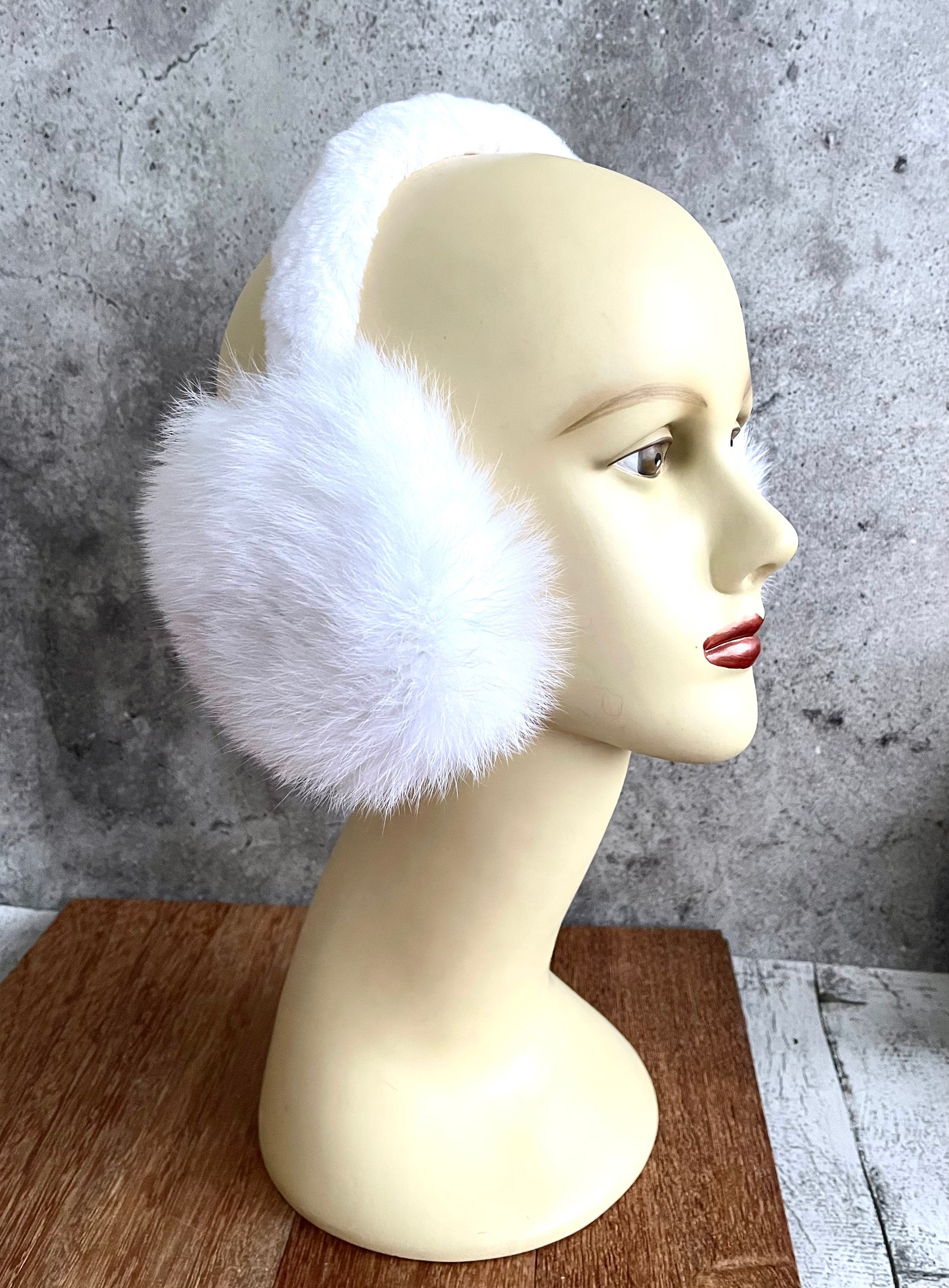 Fur Snow Bunny Winter Ear Muffs White ? d3cf3313-f652-405c-b46f-  main image 3