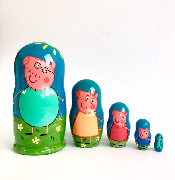 peppa pig nesting dolls