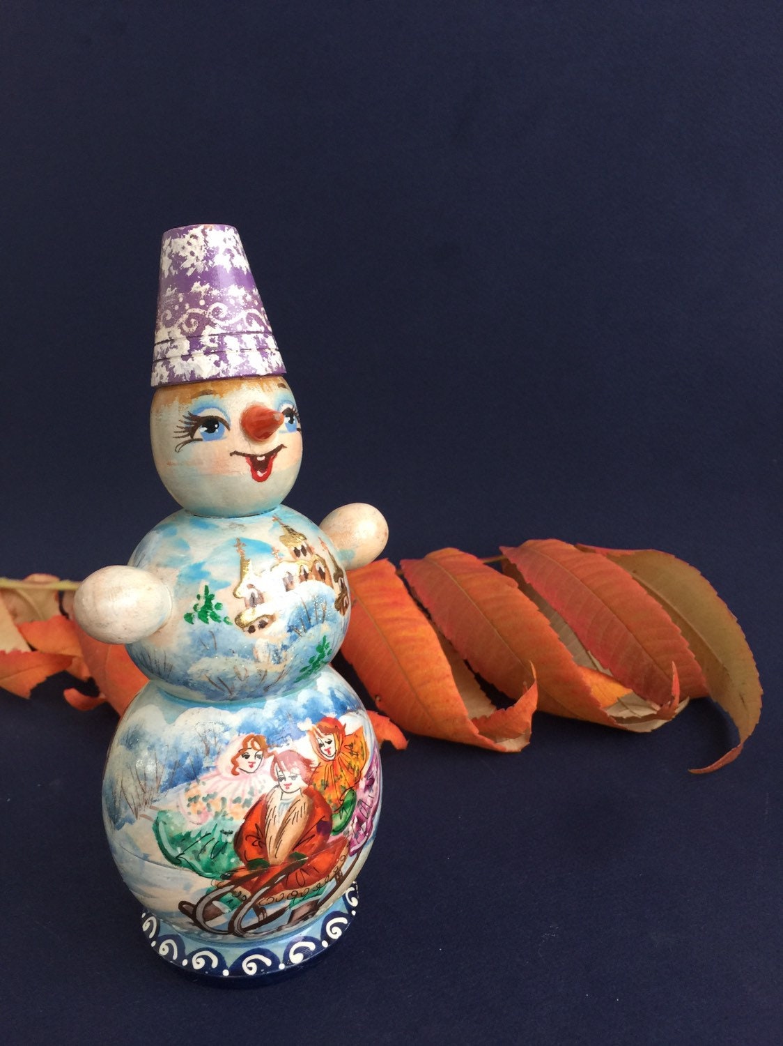 nesting snowman dolls
