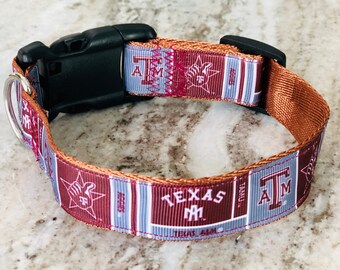 aggie dog collar