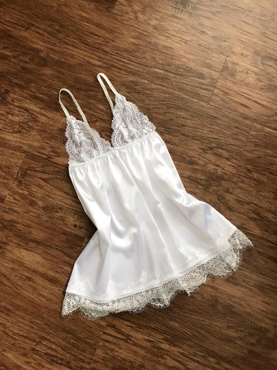 White Handmade Dress Woman Underwear Sexy Lingerie Mesh Etsy