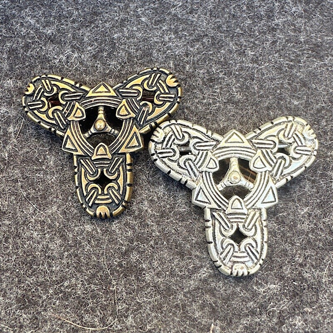 Viking Jewelry, Medieval Jewelry, Cloverleaf Brooch, Birka