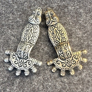 Frankish bow brooch 6th/7th century, Viking jewelry, medieval jewelry, reenactment, LARP, medieval clothing