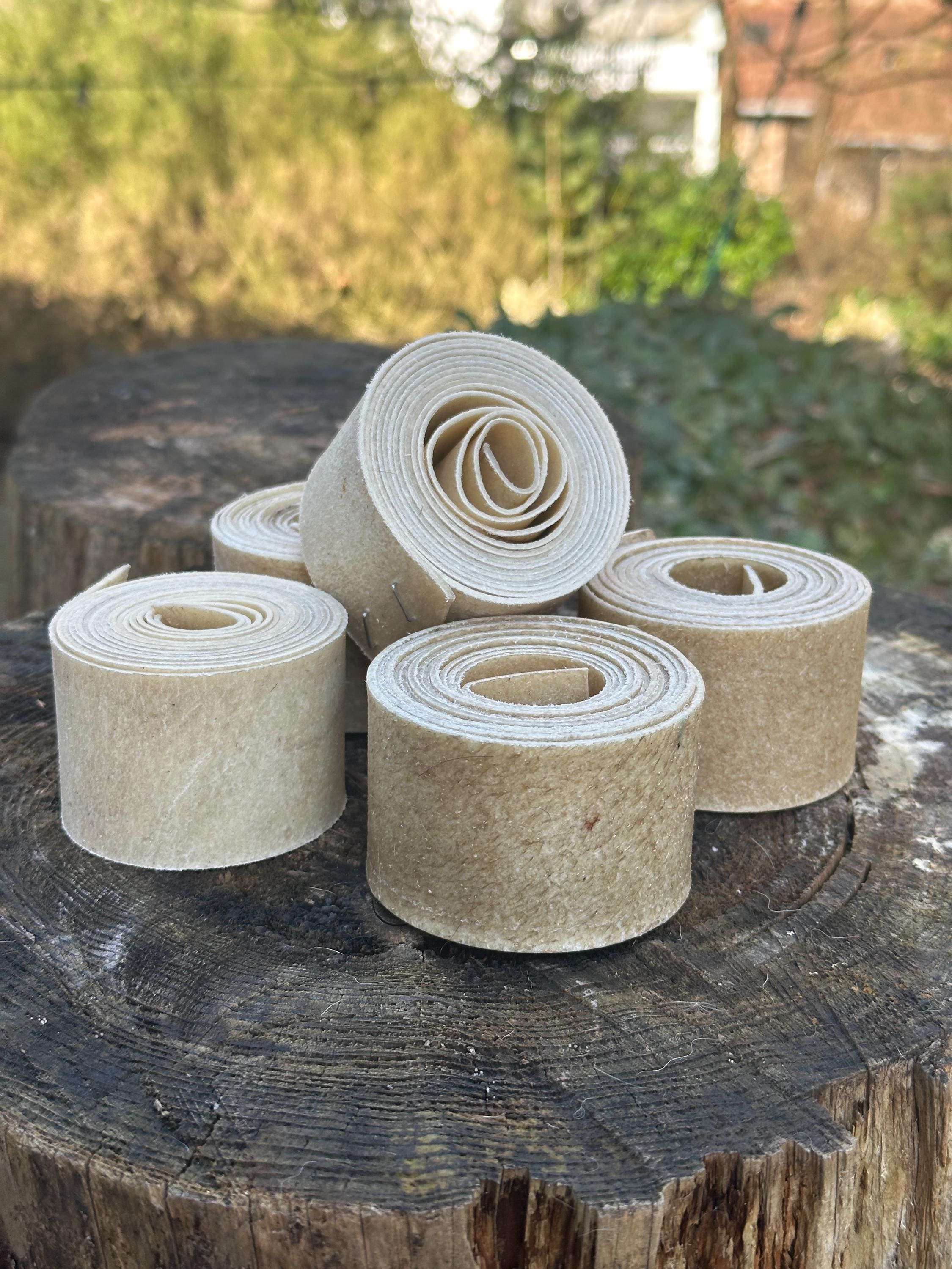 Roll Rishiled Rawhide Strips, 2m Roll, Shield Making, Shield Edging, Round Shield ...