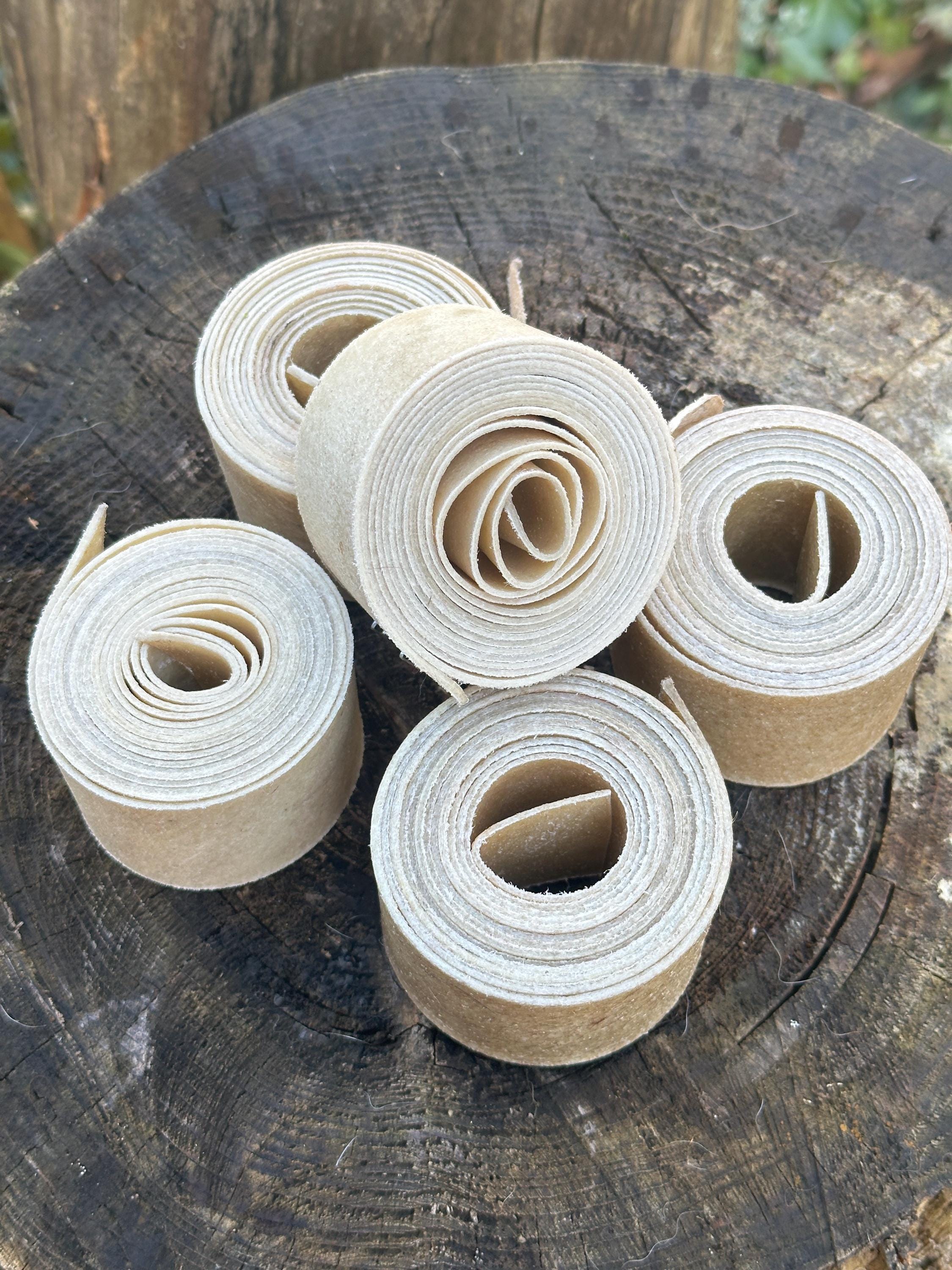 Roll Rishiled Rawhide Strips, 2m Roll, Shield Making, Shield Edging, Round Shield ...