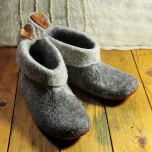 feng shui felt slippers for women - vilten pantoffels voor dames - Filzpantoffeln für Damen / weiche bequeme Filzschuhe / hausschuhe filz