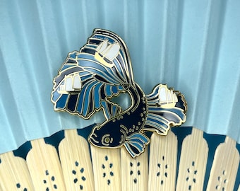 Betta Seas Ahead Pin