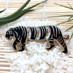 Tiger Roll Sushi Pin