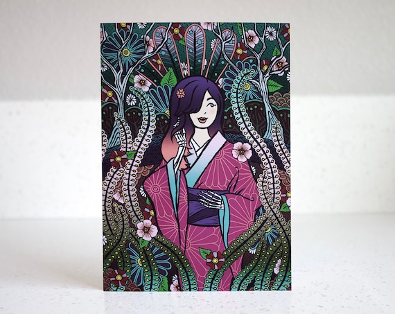 Hone-Onna Yokai Original Drawing