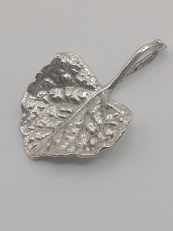 Peter Von Post, Stockholm, Sweden Sterling Silver Pendant and Chain, 1978