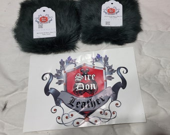 BCF3152-09 Bear_Claw_Fur Dark_Green - Fur Only Must Purchase Handle Separately.