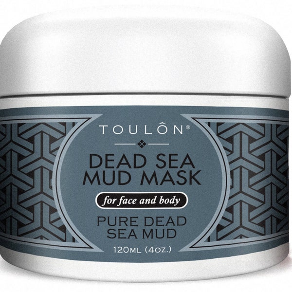 Dead Sea Face Mask: Exfoliating Facial Mask with Minerals, Blackhead Remover Acne Treatment. Sensitive Scrub. Black Mud for Women and Men