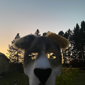 Australian Shepherd mask